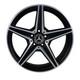 Set Of New 18in Sport Style Alloy Wheels For Mercedes Class A B C Cla Gla Glc