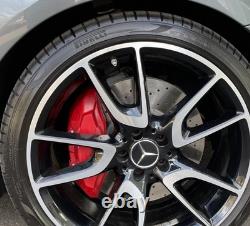 Set Of New 18in Sport Style Alloy Wheels For Mercedes Class A B C CLA GLA GLC