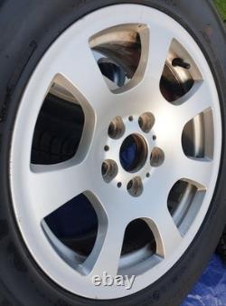 Set Of X4 Bmw Style 134 16 Alloy Wheels And Tyres 225/55zr16