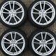 Set Vw Golf R 18 Pretoria Style Alloy Wheels 10 Spoke Silver Rims Tyres Gti Gtd
