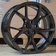 Set Of 4 20 New Estoril Style Alloy Wheels Gloss Black Vw Tiguan Fitment