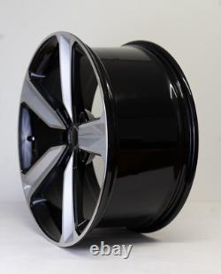 Set of 4 20 New RS4 RS5 Style Alloy Wheels Gloss Black Machined Audi A5 A6 A7