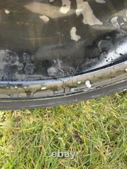 Set of 4 Porsche-Style Alloy Wheels with Tires (18) One Cracked