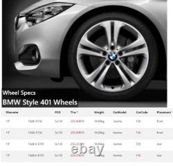 Set of BMW 19'' inch alloy wheels style 401 5x120 6796257