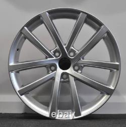 Silver x4 18 Vw Golf Vancouver WT Style Alloy Wheels Golf GTD GTI Caddy Passat