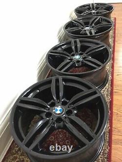 Swap Same Day, Bmw 5 6 Series X4 19 Genuine Style 351m Gloss Black Alloy Wheels