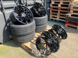 TYRES + BMW 2 3 4 5 Series 19 Gloss Black 826M Style Alloy Wheels G42 G20 G30