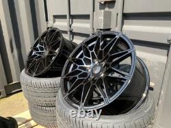 TYRES + BMW 2 3 4 5 Series 19 Gloss Black 826M Style Alloy Wheels G42 G20 G30