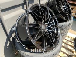 TYRES + BMW 2 3 4 5 Series 19 Gloss Black 826M Style Alloy Wheels G42 G20 G30