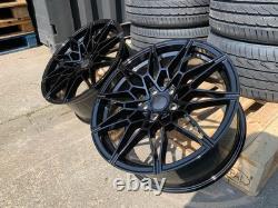 TYRES + BMW 2 3 4 5 Series 19 Gloss Black 826M Style Alloy Wheels G42 G20 G30