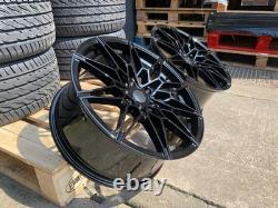 TYRES + BMW 2 3 4 5 Series 19 Gloss Black 826M Style Alloy Wheels G42 G20 G30