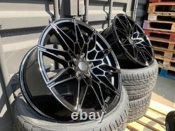 TYRES + BMW 2 3 4 5 Series 19 Gloss Black 826M Style Alloy Wheels G42 G20 G30