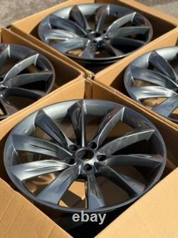 Tesla Model 3 20 Inch Turbines Style Alloy Wheels BRAND NEW Bargain X4