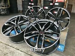 Top Quality 20 Rs6c Black Edition Style Alloy Wheels Fit Audi A4 A6 A8 S Line