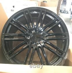 Top Quality Porsche Cayenne Panamera x4 22 Turbo 412 Style Alloy Wheels Black