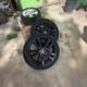 Two Bmw I3s Black Alloy Wheels And Tyres 195/50/20 Straight 6j Style 431