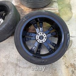 Two Bmw I3s Black Alloy Wheels And Tyres 195/50/20 Straight 6J style 431