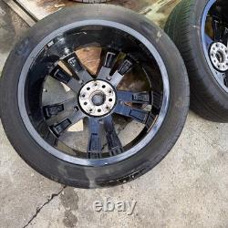 Two Bmw I3s Black Alloy Wheels And Tyres 195/50/20 Straight 6J style 431