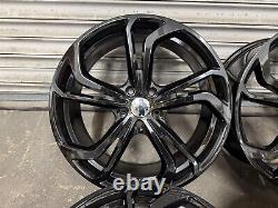 VW Golf GTI TCR Reifnitz Style 19 Alloy Wheels 5x112 Gloss Black