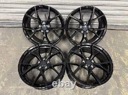 VW Golf R Gti Estoril Style 19 Alloy Wheels 5x112 Gloss Black