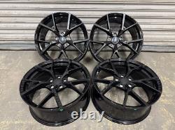 VW Golf R Gti Estoril Style 19 Alloy Wheels 5x112 Gloss Black