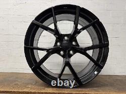 VW Golf R Gti Estoril Style 19 Alloy Wheels 5x112 Gloss Black