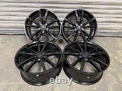 VW Golf R Pretoria Style 19 Alloy Wheels 5x112 Gloss Black