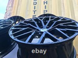 Volkswagen Golf R Cadiz Mk7/6 18inch Black R8 V10 Style Alloy Wheels