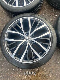 Volkswagen Polo 17 Polo GTI Style Alloy Wheels Set Only Black/Polished face