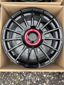 X4 17 OZ 2 Style Alloy Wheels VW Golf Caddy Audi A3 TT Q2 Black 5x112