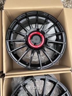 X4 17 OZ 2 Style Alloy Wheels VW Golf Caddy Audi A3 TT Q2 Black 5x112