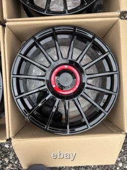 X4 17 OZ 2 Style Alloy Wheels VW Golf Caddy Audi A3 TT Q2 Black 5x112