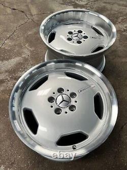 X4 17 STAGGERED AERO AMG STYLE MERCEDES ALLOY WHEELS MONOBLOCK DEEP DISH 5x112