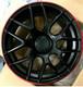 X4 18 E63 Style Alloy Wheels Black Red Lip A Cla C Class A45 Cla45