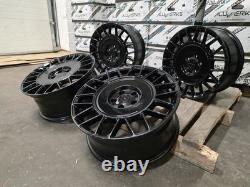 X4 18 Golf R AERO Style Alloy Wheels VW Golf Caddy Seat Black 5x112 NEW