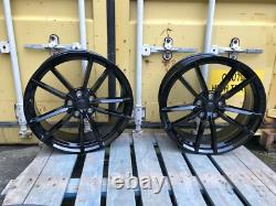 X4 18 Golf R Pretoria Style Alloy Wheels VW Golf Caddy Seat Black 5x112