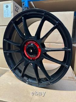 X4 18 OZ Ultraleggra Style Alloy Wheels VW Golf Caddy Seat Gloss Black 5x112 C