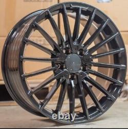 X4 18 Premium Mercedes 332 Style Alloy Wheels A C CLA GLA Vito Black 8J Et45