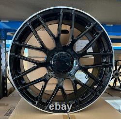 X4 18 Premium Mercedes C63s Style Alloy Wheels A C CLA GLA Vito Gloss 8J
