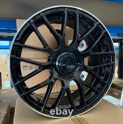 X4 18 Premium Mercedes C63s Style Alloy Wheels A C CLA GLA Vito Gloss 8J