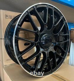 X4 18 Premium Mercedes C63s Style Alloy Wheels A C CLA GLA Vito Gloss 8J