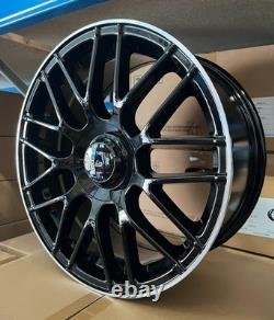 X4 18 Premium Mercedes C63s Style Alloy Wheels A C CLA GLA Vito Gloss 8J