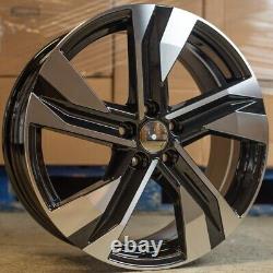 X4 18 Volvo 4 Style Alloy Wheels 5x108 7.5J Volvo C30 C70 S40 Black MF