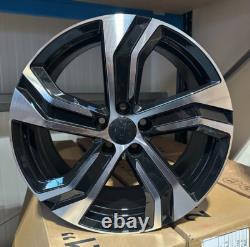 X4 18 Volvo 4 Style Alloy Wheels 5x108 7.5J Volvo C30 C70 S40 Black MF