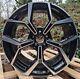 X4 18 Vw Faro Style Alloy Wheels Golf Gtd Gti Caddy Passat Audi Seat