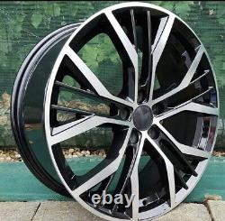 X4 18 Vw Golf Santiago Style Alloy Wheels Golf GTD GTI Caddy Passat Audi Seat