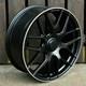 X4 19 E63 A45 Style Alloy Wheels Black Pl A B Cla C Class A45 Cla45 Gla 8.5j C