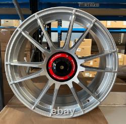 X4 19 OZ Ultraleggra Style Alloy Wheels VW Golf Caddy Seat Silver 5x112