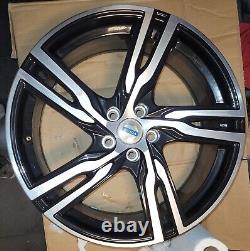 X4 19 Volvo Xc40 V90 V5 Design Style Gloss Black & Polished Alloy Wheels