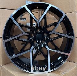 X4 20 Bmw 795m Style Alloy Wheels Black Machine Face G20 G21 G22 G26 G30 G31